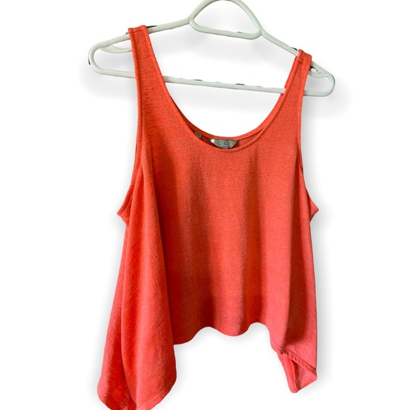 Guess Coral Hi-Lo Knit Crop Top size XS - Picture 4 of 5